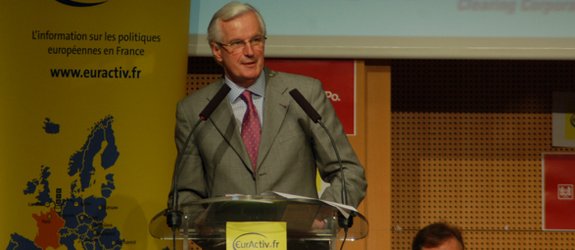 A Paris, Michel Barnier esquisse sa vision du marché unique