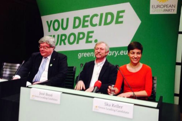 Ska Keller et José Bové en tandem pour les européennes