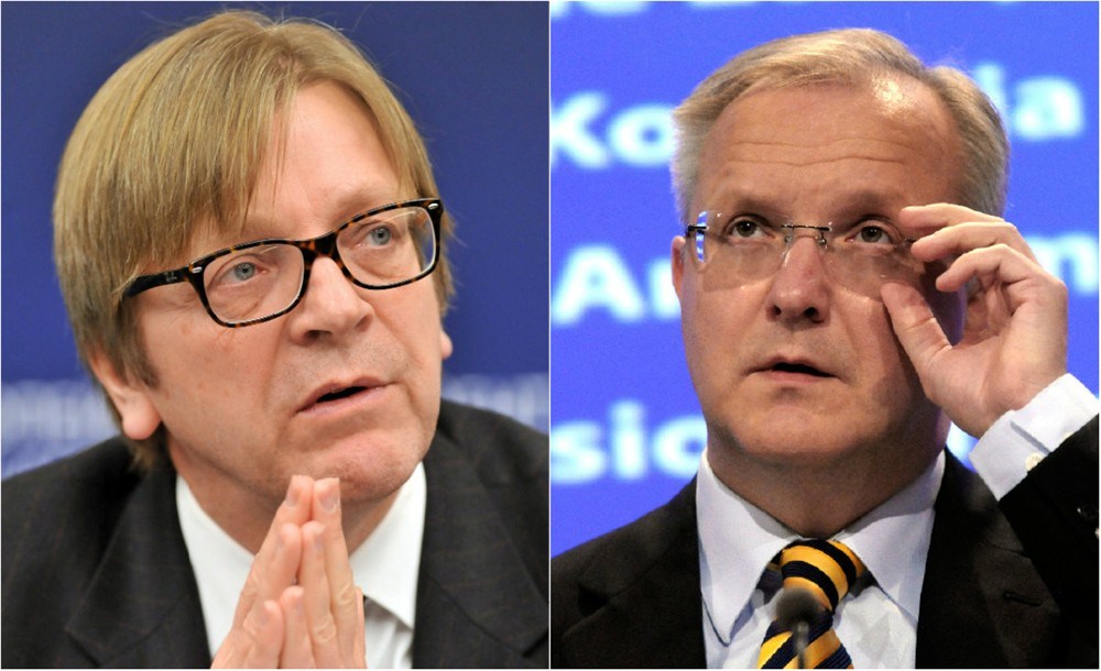 Guy Verhofstadt évince Olli Rehn dans la course à la Commission 