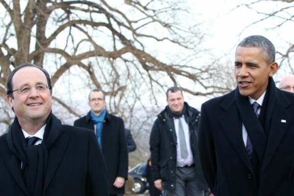 Climat et partenariat transatlantique au menu du sommet Obama-Hollande