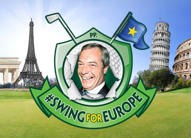 Nigel Farage déclare sa flamme à l'Europe dans une publicité