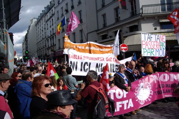 Les manifestations anti-TTIP, miroirs de contestations multiples