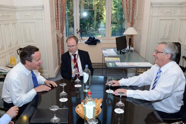 Les relations crispées de Jean-Claude Juncker et David Cameron
