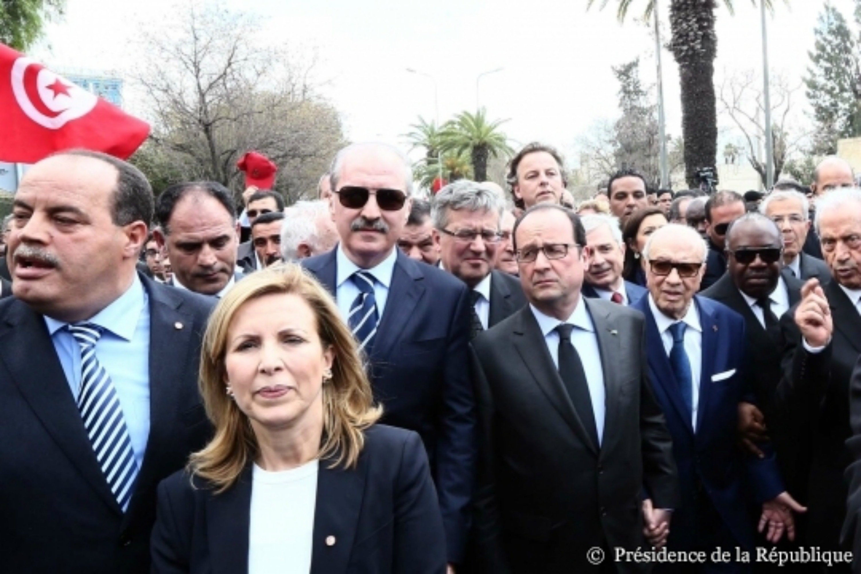 Les dirigeants européens défilent à Tunis contre les terroristes islamistes