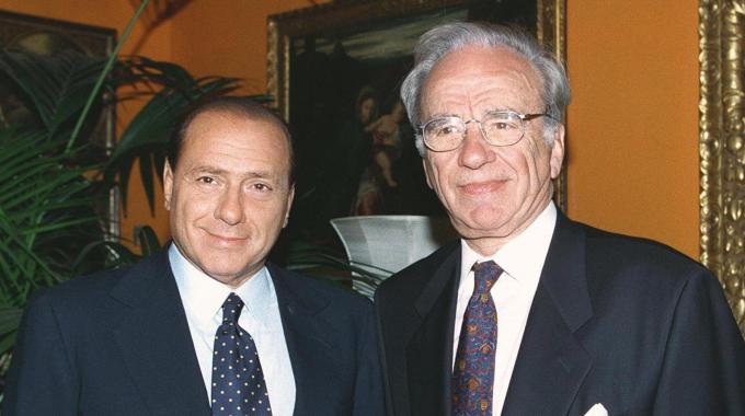 Murdoch et Berlusconi lancent un média transatlantique