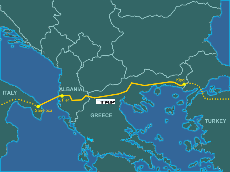 Le gazoduc TAP restera inaccessible à Gazprom jusqu'en 2045