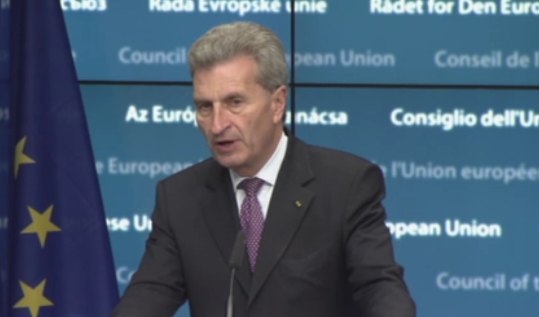 Oettinger presse le Conseil de finaliser la directive sur l’audiovisuel