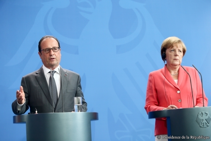 Merkel et Hollande réclament un front uni face à une crise migratoire durable