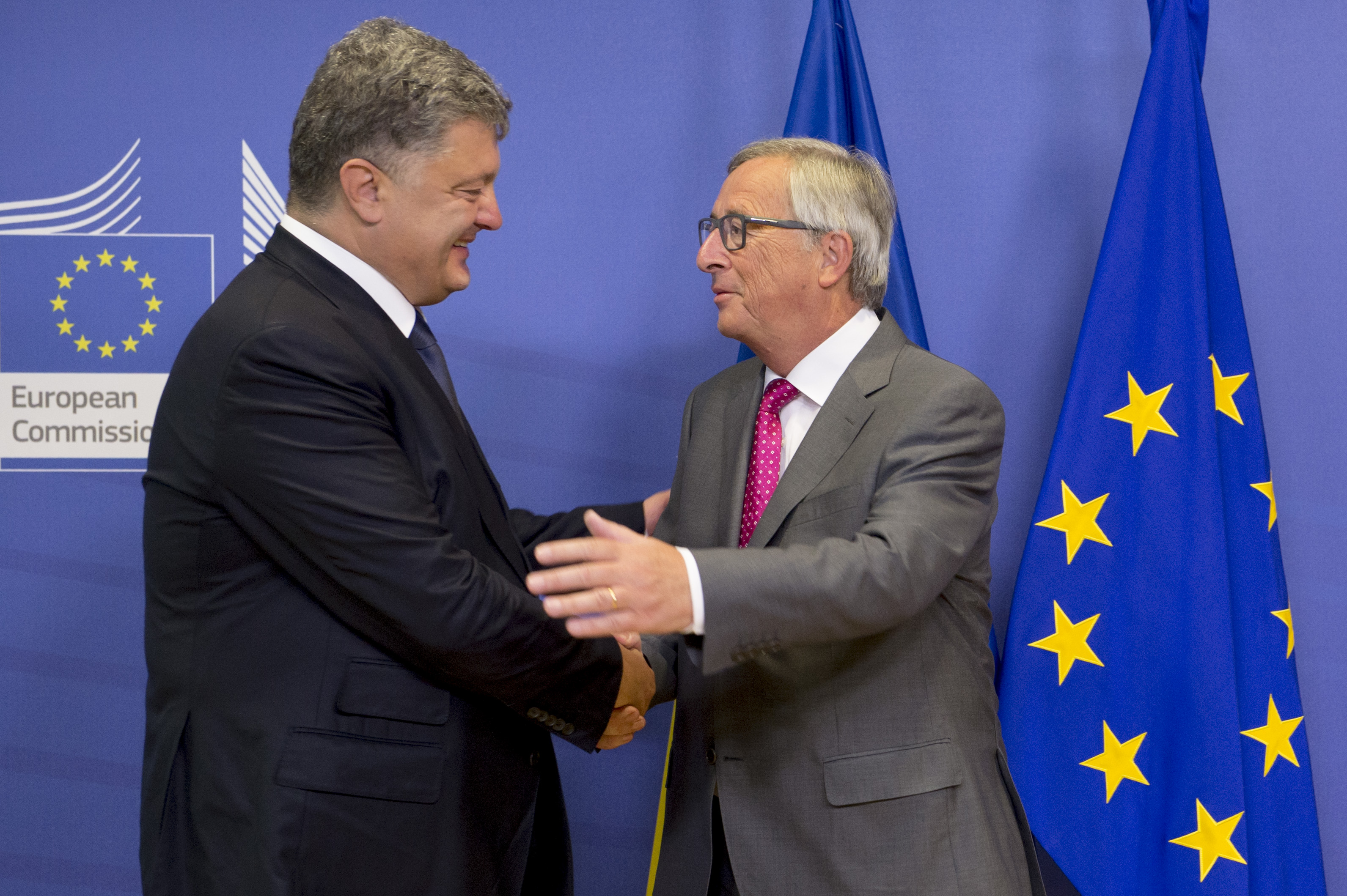 Juncker encourage Porochenko à poursuivre les réformes
