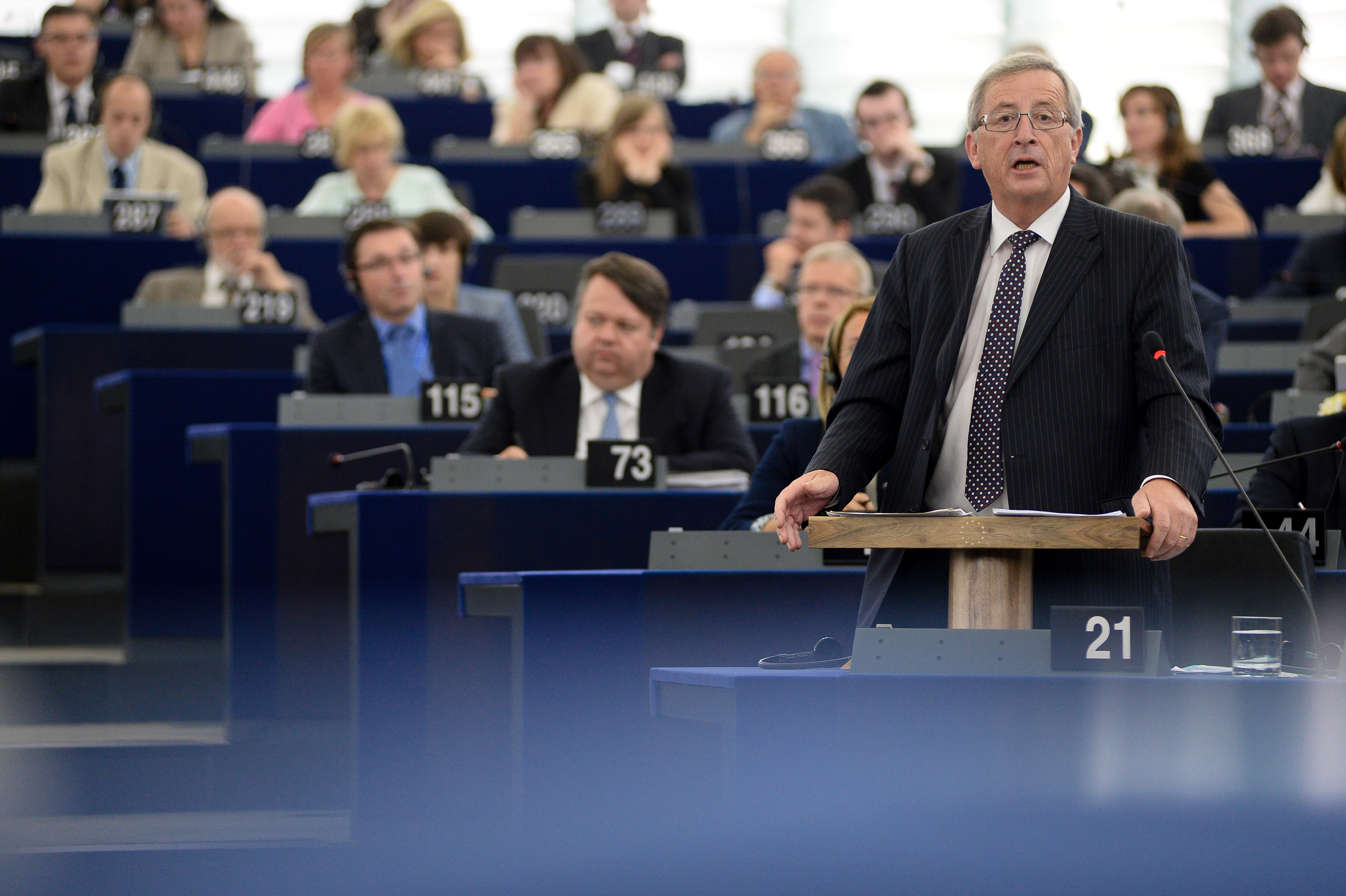 En direct: premier discours sur l'État de l'Union de Juncker