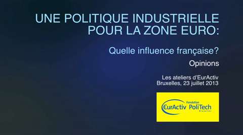Une politique industrielle pour la zone euro: quelle influence française ? 