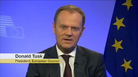 Tusk : "La situation en Méditerranée ne peut plus durer"