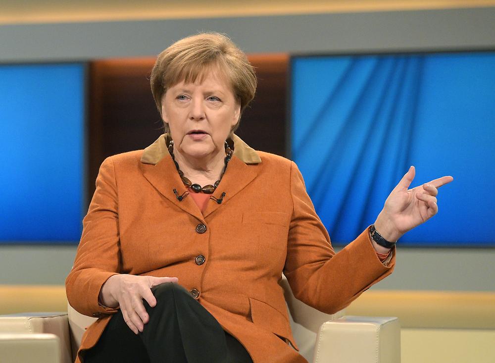 Angela Merkel, le 28 février sur la chaîne ARD