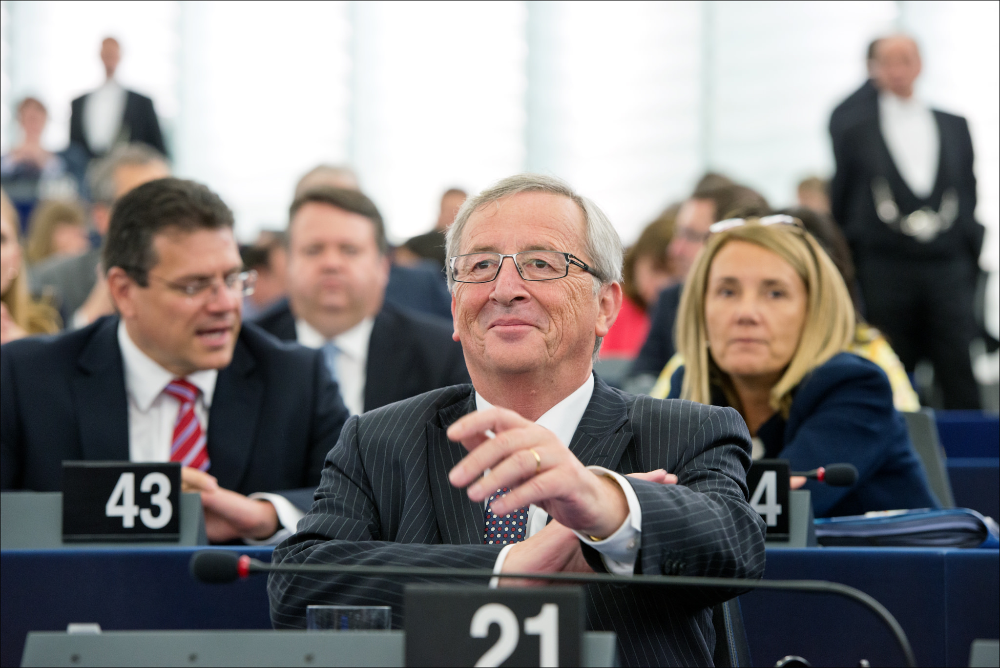 Juncker déclare son amour du français