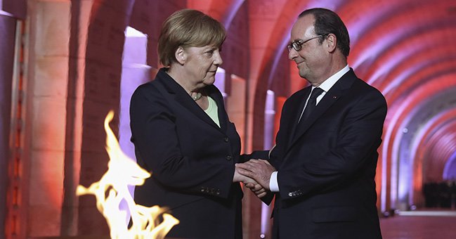 À Verdun, l'appel pour protéger l'Europe