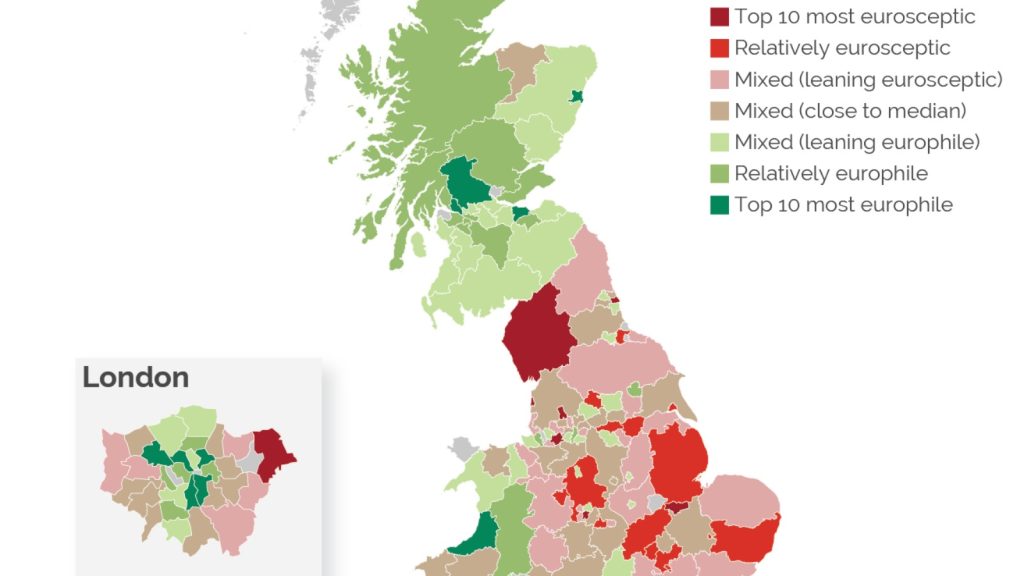 Eurosceptic map