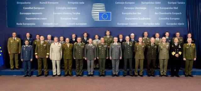 Les membres du comité militaire de l&rsquo;UE-Photo Commission européenne