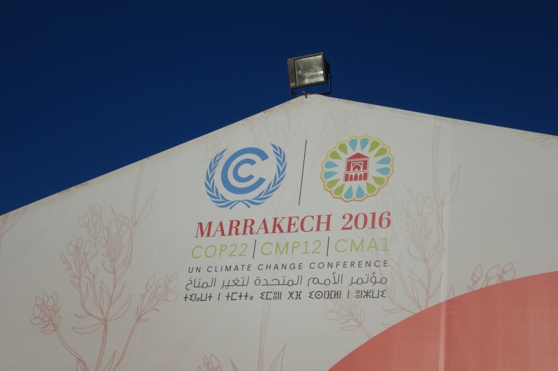 A la COP22, les pro-climat tentent de neutraliser les vents contraires