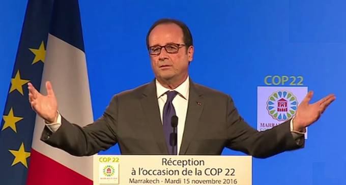 Hollande rappelle à Trump que l'accord de Paris est « irréversible »