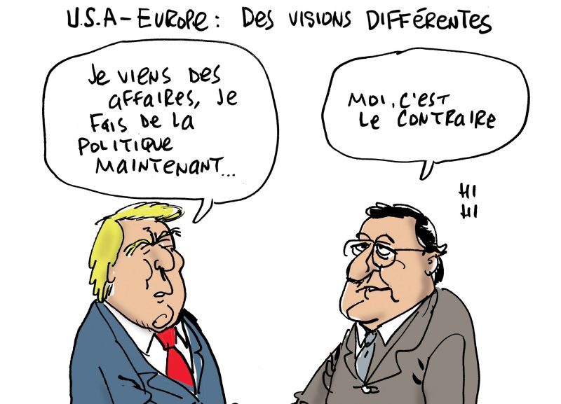 La victoire de Trump en caricatures
