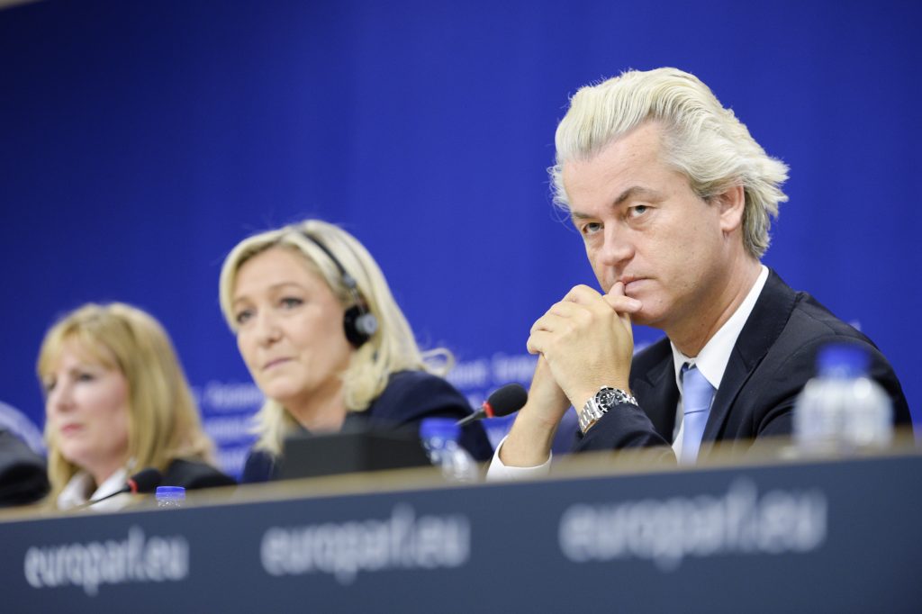 Geert Wilders et Marine Le Pen