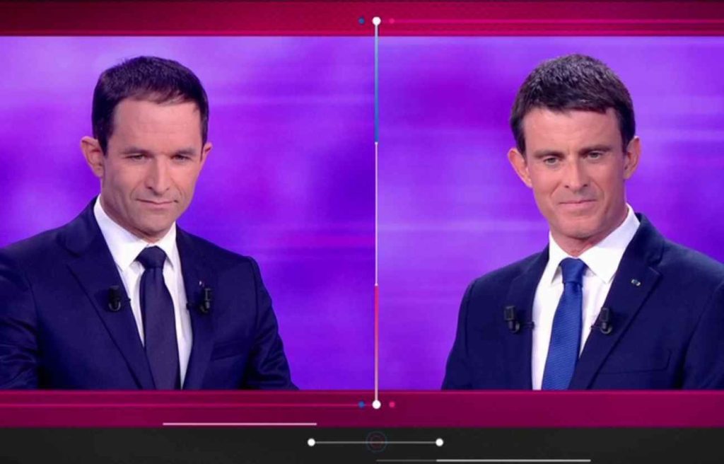 Benoit Hamon et Manuel Valls. France 2