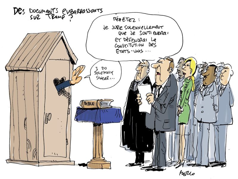 Dessin du jour: Trump n'a que faire des rumeurs