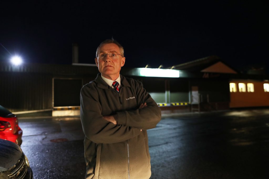 16/02/17Maxwell Photography/Julien BehalIrish Dept of Foreign Affairs Brexit visit Northern Ireland Border.All Island Civic Dialogue Pic shows Gabriel D&rsquo;arcy CEO of LacPatrick Dairies in Monaghan .Pic Maxwells/Julien Behal