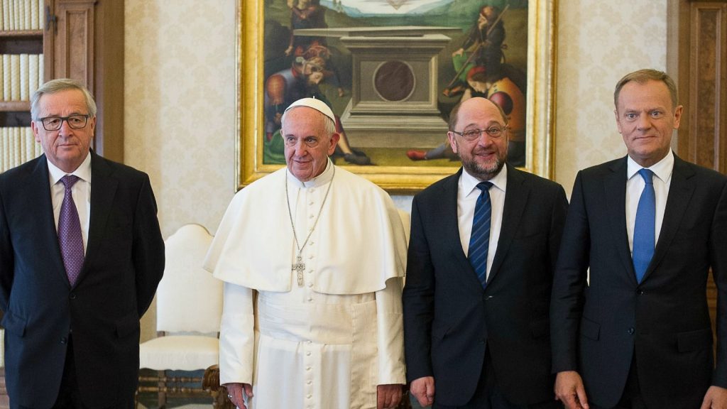 Pope Francis and EU leaders