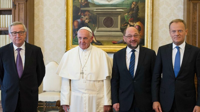 Les dirigeants européens recherchent l'inspiration auprès du pape