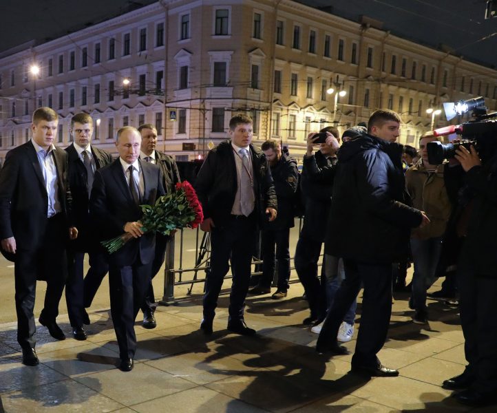 Les Européens affichent leur soutien à la Russie après l'attentat de Saint-Pétersbourg
