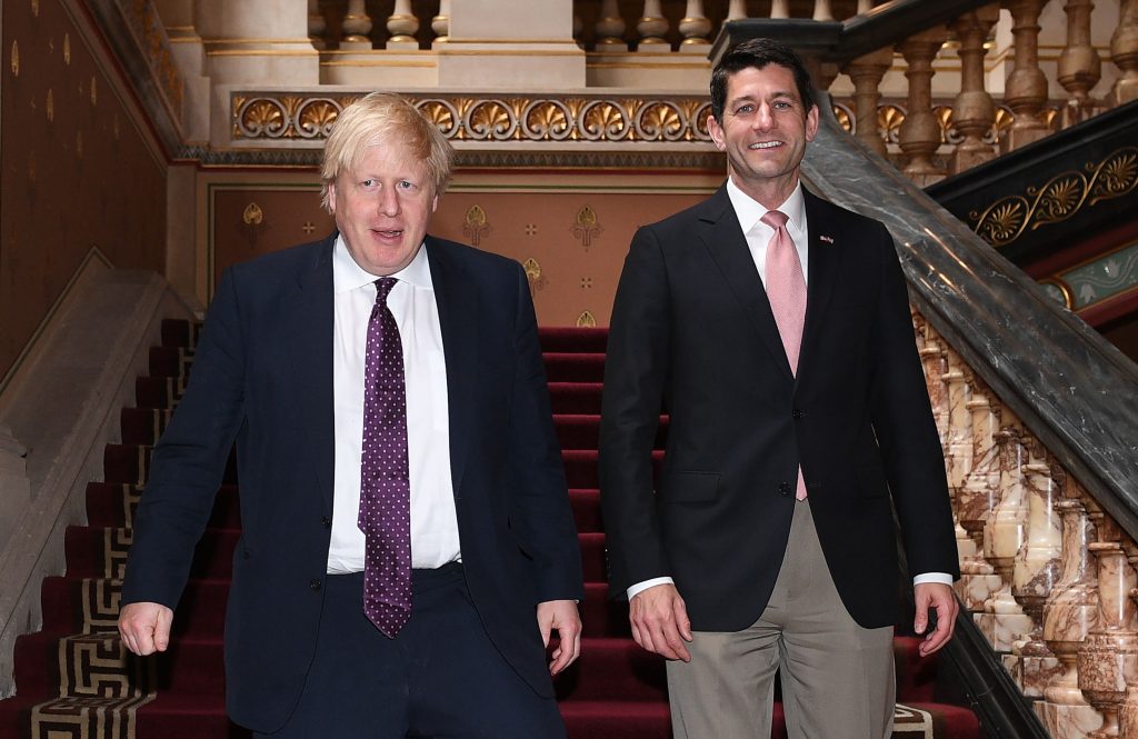 US Speaker of the House of Representatives Paul Ryan visits