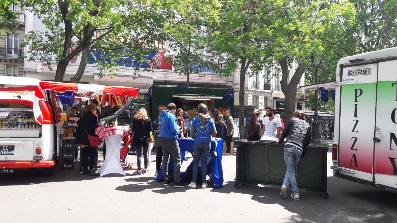 À Paris, la journée de l’Europe se fête en foodtruck