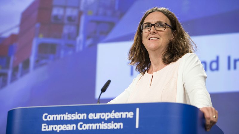 Malmström à Tokyo pour finaliser l’accord de libre-échange