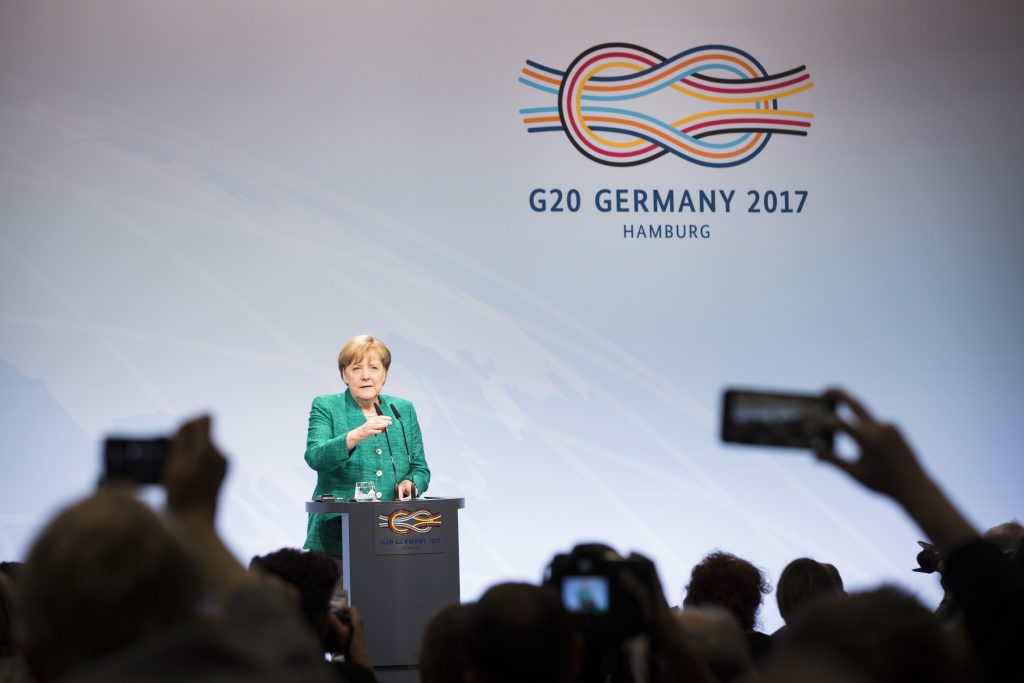 G20-Gipfel 2017: Abschluss-Pressekonferenz mit Bundeskanzlerin Angela Merkel