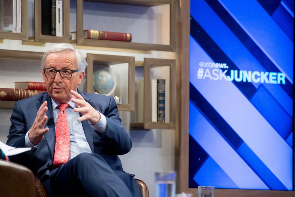 Live interview of Jean-Claude Juncker, President of the EC, for YouTube and Euronews