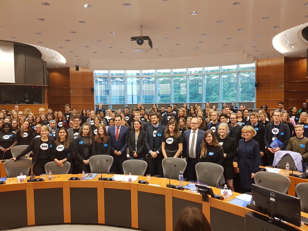 ONE campagners and MEPs