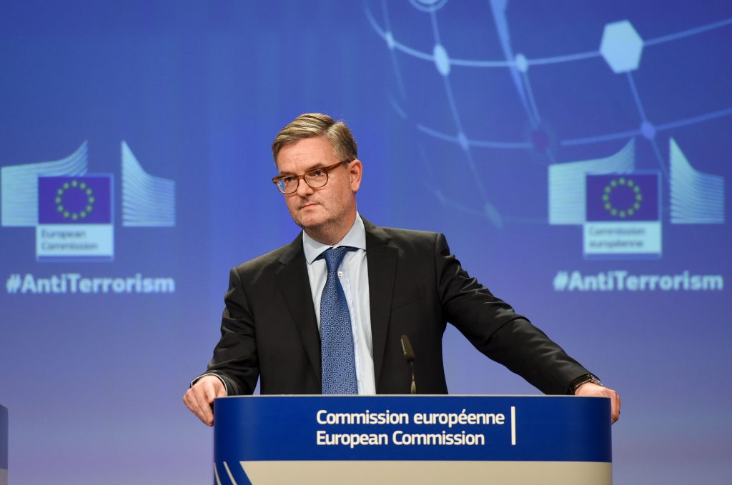 Press conference of Julian King, Member of the EC, on the Anti-terrorism and Security package