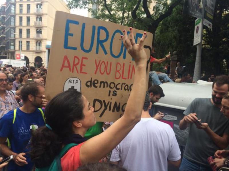 « Franco est de retour » : florilège des slogans brandis à Barcelone