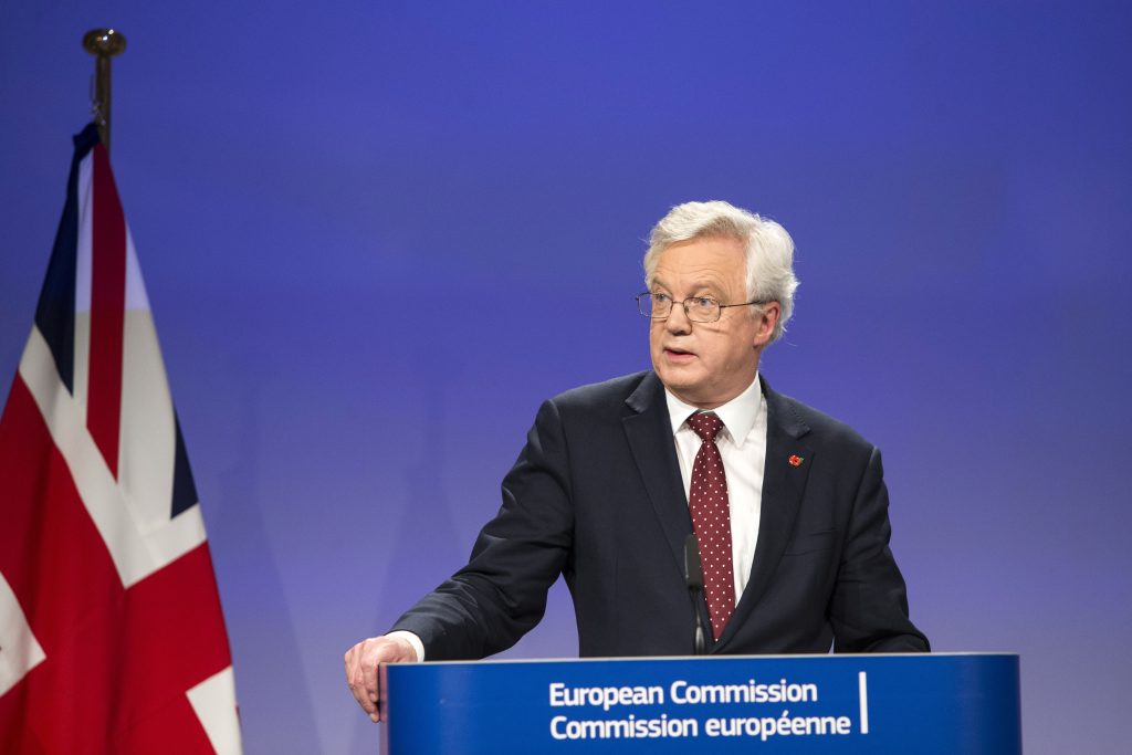 Michel Barnier, Chief Negotiator and Head of the Taskforce of the EC for the Preparation and Conduct of the Negotiations with the United Kingdom under Article 50 of the TEU, and David Davis, British Secretary of State for Exiting the European Union, will