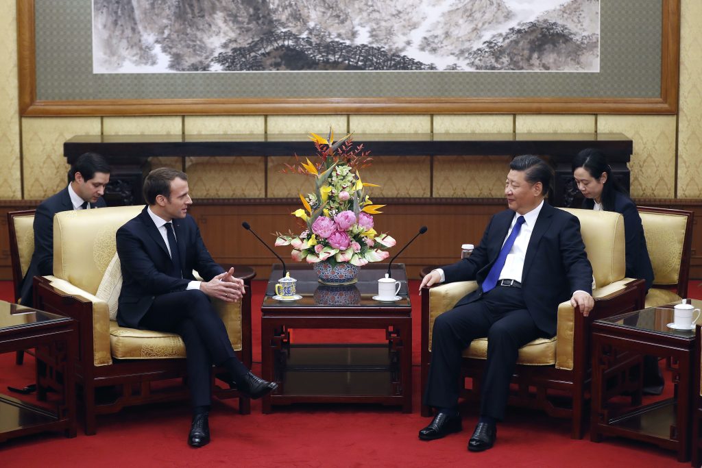 Emmanuel Macron a plaidé pour une alliance franco-chinoise sur le climat.
