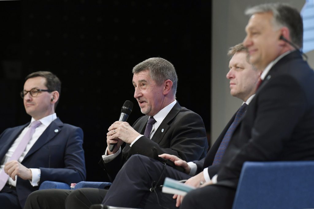 Heads of Government of the Visegrad Group meeting