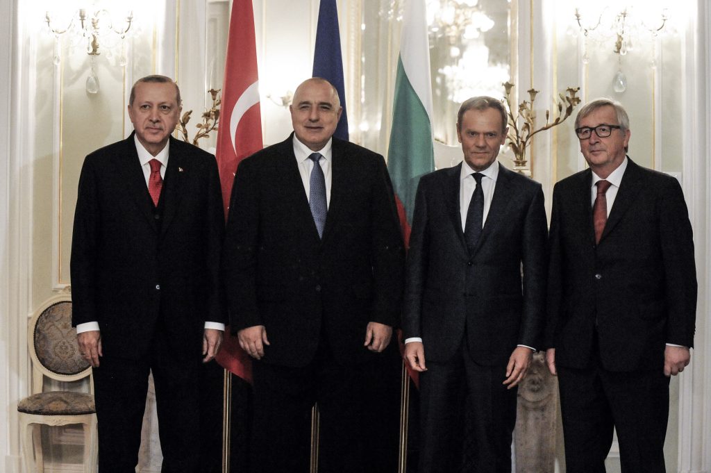 EU-TURKEY – Meeting in Varna, Bulgaria on March 26, 2018 – FAMILY-PHOTO
