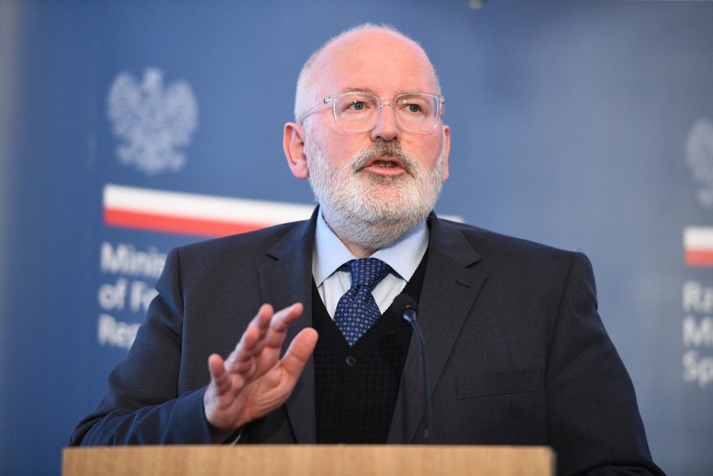 European Commission Vice President Frans Timmermans visit