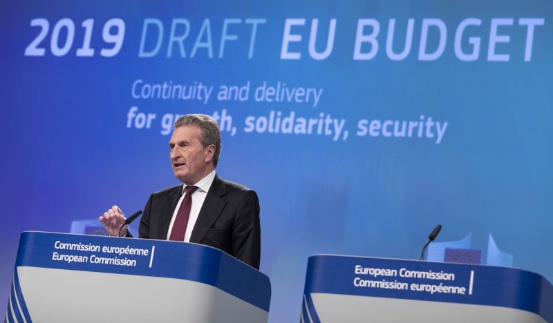 La Commission propose un budget européen en hausse de 3 % pour 2019