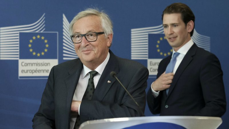 Juncker attend une présidence autrichienne « pro-européenne »