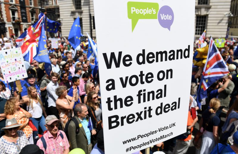 Une ex-ministre défend un second référendum sur le Brexit