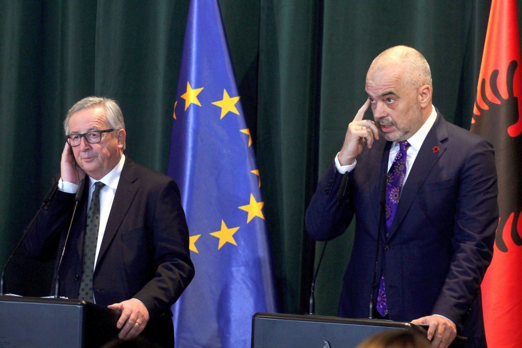 President of European Commission Jean-Claude Juncker in Albania