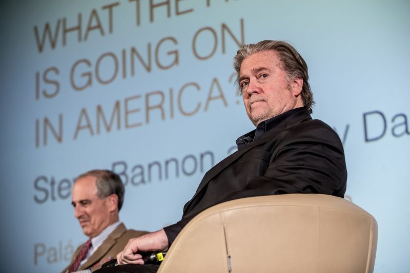 Bannon tente de «trumpiser» la politique européenne