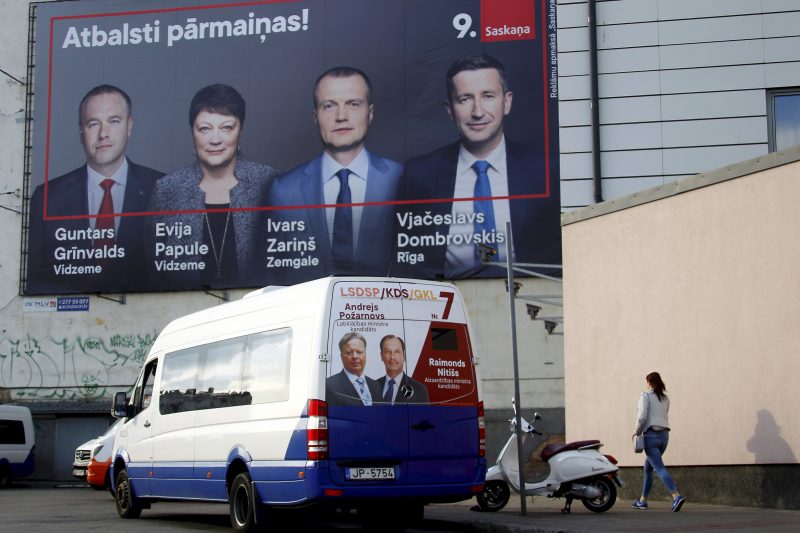 Le parti prorusse arrive en tête des législatives en Lettonie